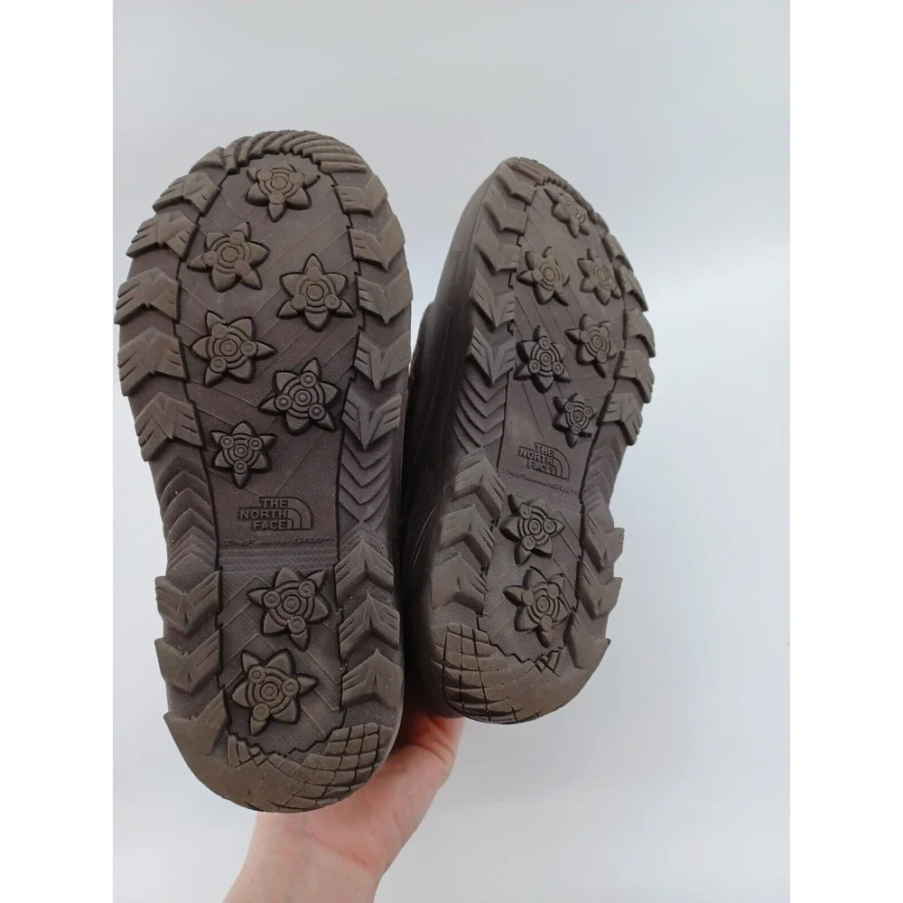 The North Face Winter Boots Girls 7 Shellista Lace Novelty2 Faux Fur Trim Nordic